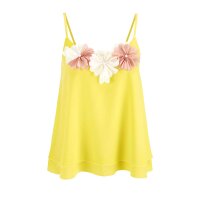Blouse top, lemon yellow