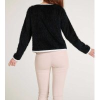 Cardigan, black-white