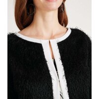 Cardigan, black-white