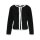 Cardigan, black-white