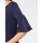 Bluza z falbanami, granatowa