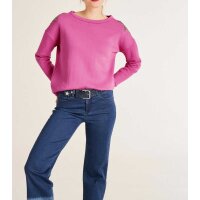 Sweatshirt m. Strasssteinen, pink
