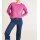 Sweatshirt m. Strasssteinen, pink