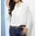 Designer-Bluse, weiß