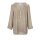 Blouse with lace, taupe