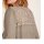 Blouse with lace, taupe