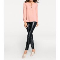 Blouse with pleats, rosé
