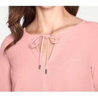 Blouse with pleats, rosé