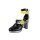 Fesselriemchen-Pumps, schwarz-gelb