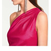 One shoulder dress, pink