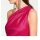 One shoulder dress, pink