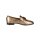 Leather slippers, gold coloured