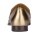 Leather slippers, gold coloured