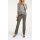 Designer-Spitzenbluse + Top, grau