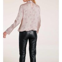 Satin blouse, rosé-multicolour