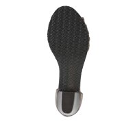Marken-Ledersandalette, braun