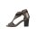 Marken-Ledersandalette, braun
