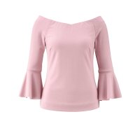 Blusenshirt m. Volants, altrosé
