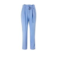 Designer-Hose m. Gürtel, himmelblau
