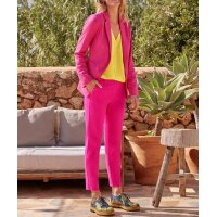 Bluse m. Raffungen, gelb