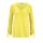 Bluse m. Raffungen, gelb