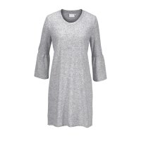 Marken-Strickkleid, grau-melange