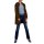 Strickjacke m. Fransen, braun