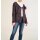 Strickjacke m. Brosche, bunt