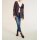 Strickjacke m. Brosche, bunt