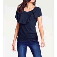 Designer-Blusenshirt, blau
