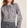 Print blouse with slip tie, grey-multicolour