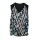 Designer-Blusenshirt, schwarz-bunt