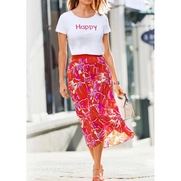 Print skirt, multicolour
