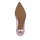 Leather pumps, rosé-metalic