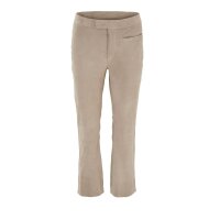Ziegenvelourslederhose, kiesel