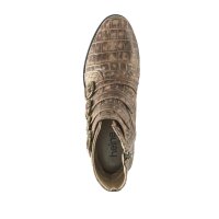 Lederstiefelette, taupe