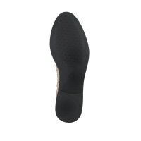 Lederstiefelette, taupe