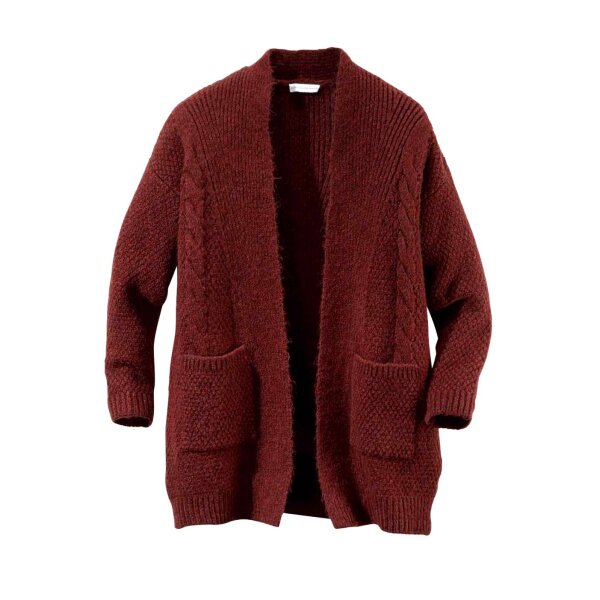 Designer-Strickjacke, rost