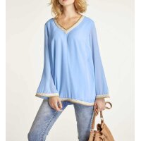 Bluse, hellblau