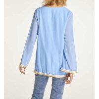 Bluse, hellblau