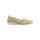 Leather slipper, yellow metallic