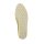 Leather slipper, yellow metallic