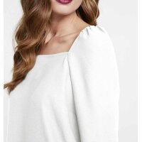 Carré-Bluse, offwhite