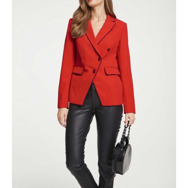 Blazer, rot-schwarz