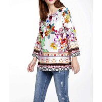 Print tunic, multicolour