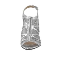 Sandalette, silberfarben