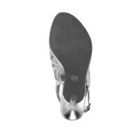 Sandalette, silberfarben