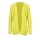 Rough knit cardigan, lemon yellow