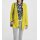 Rough knit cardigan, lemon yellow