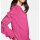 Ruffle blouse with lace, cyclam